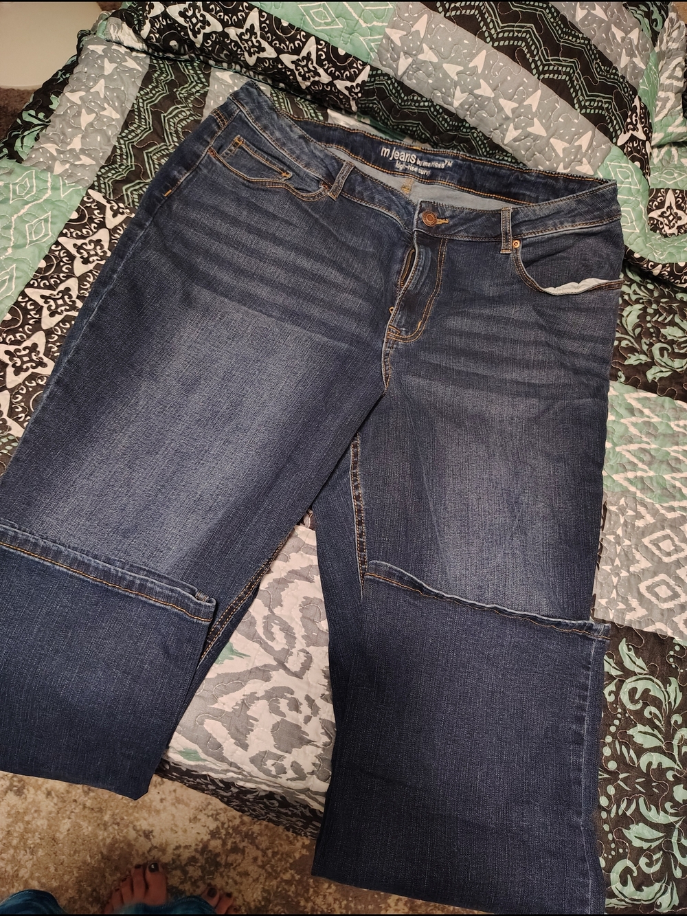 Maurices Dark Blue Bootcut Jeans